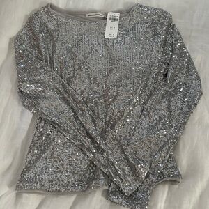 Abercrombie sequin shirt
